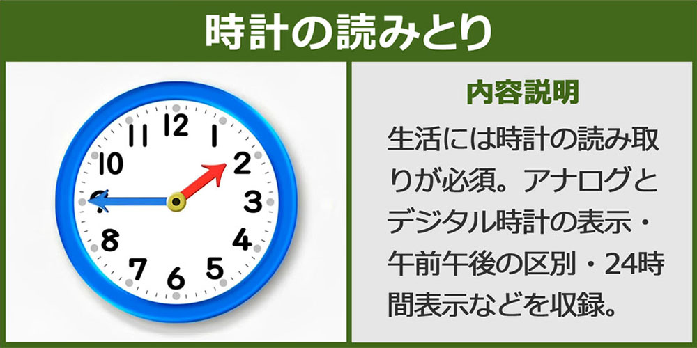 時計の読みとり